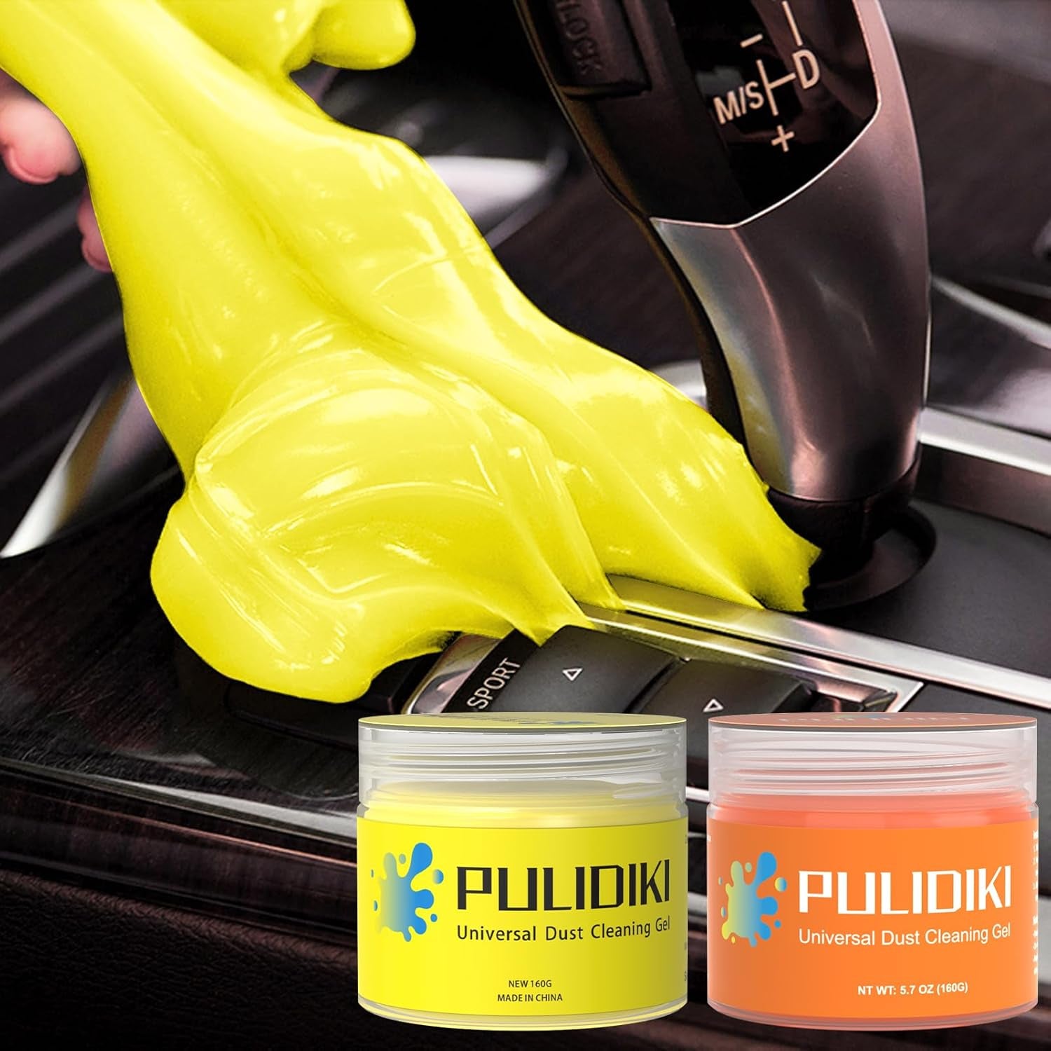 Car Cleaning Gel Bundle – Interior Detailer Putty for Dust & Crumbs 