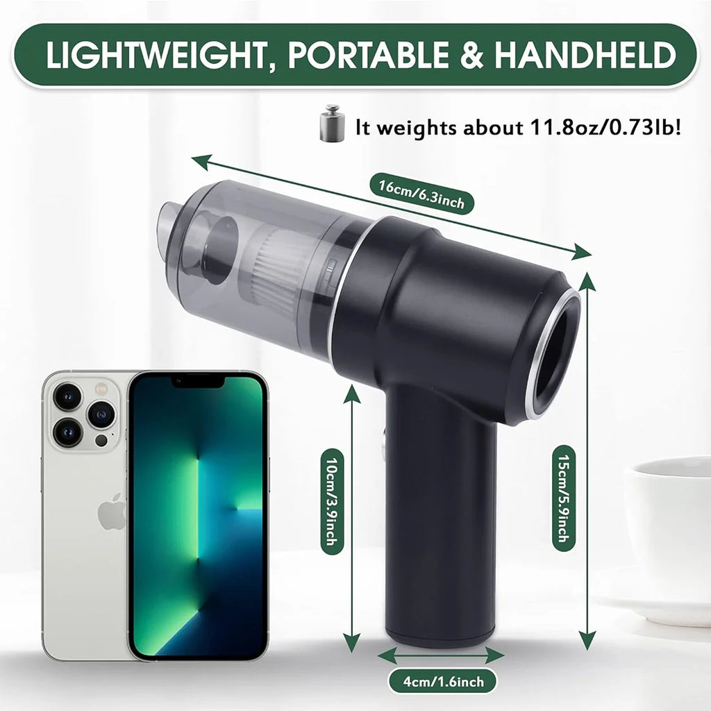 Handheld Cordless Vacuum ,  Powerful 8000PA Suction for Car & Home