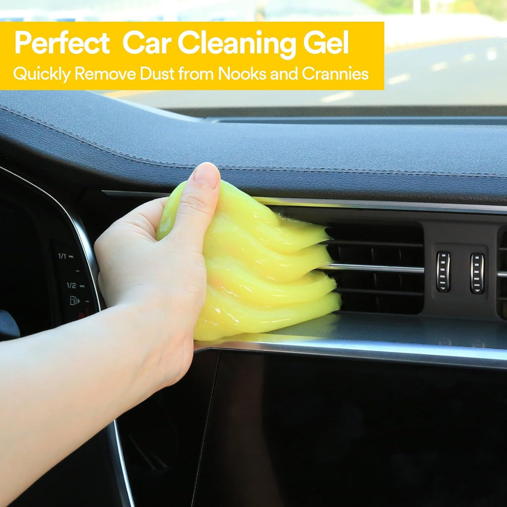Car Cleaning Gel Bundle – Interior Detailer Putty for Dust & Crumbs 